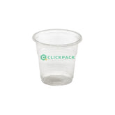 Set Pahar plastic transparent 80cc